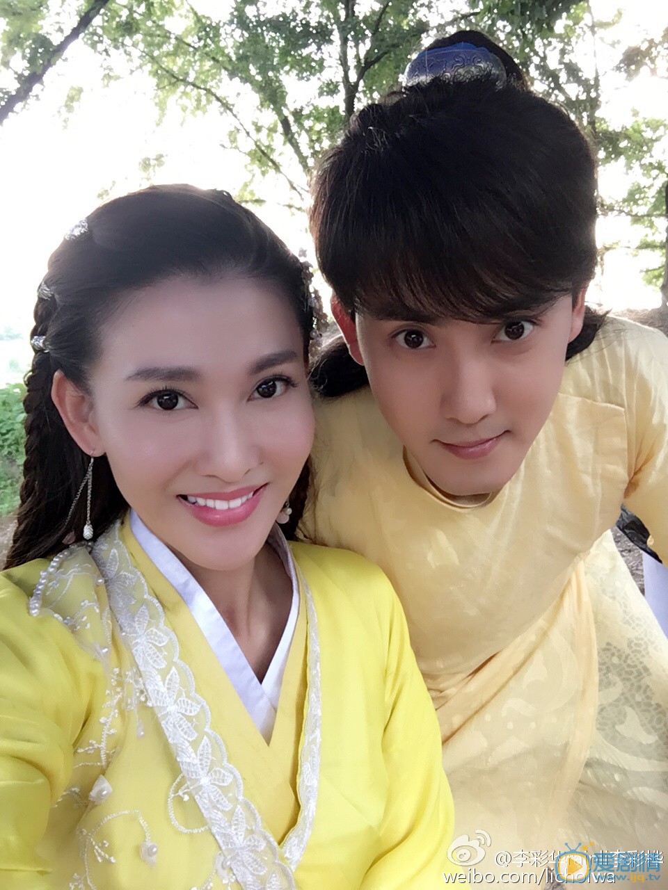 李彩桦片场照 李彩桦高清写真_李彩桦高清剧照