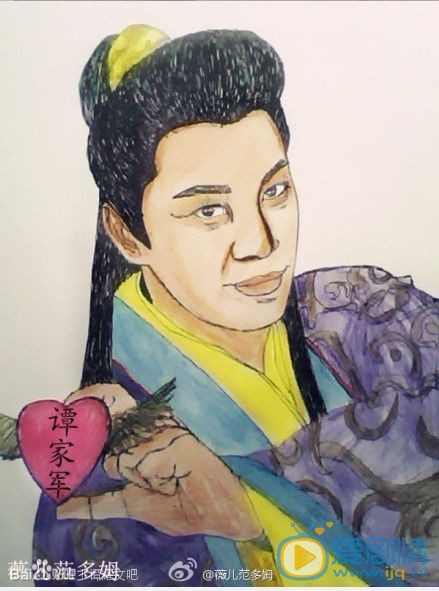 谭耀文Q版素描照 谭耀文高清写真_谭耀文高清剧照