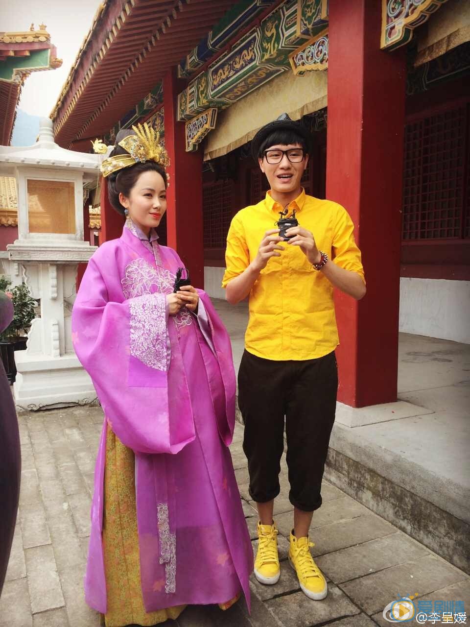 李呈媛片场照 李呈媛高清写真_李呈媛高清剧照