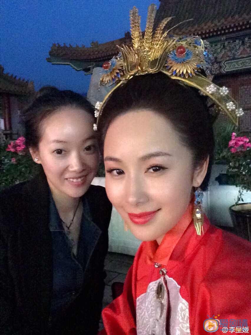 李呈媛片场照 李呈媛高清写真_李呈媛高清剧照