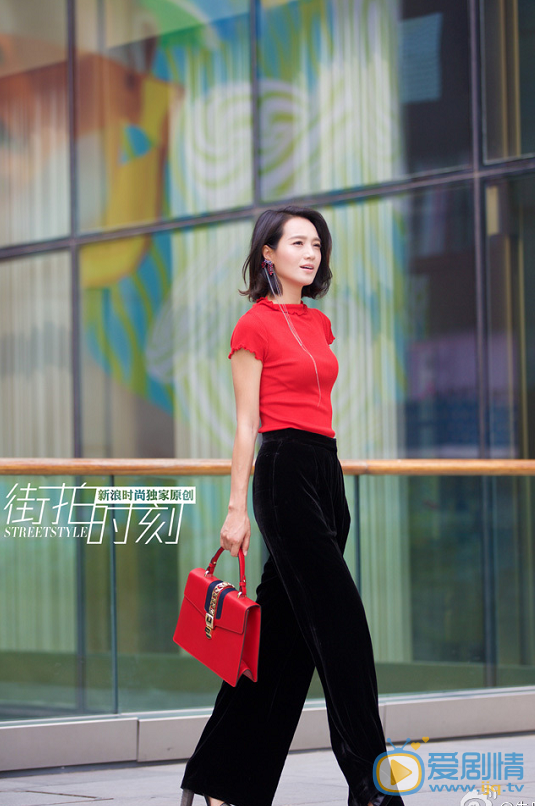 朱丹时尚街拍 朱丹高清写真_朱丹高清剧照