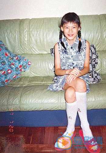 梁洛施童年小时候照 梁洛施高清写真_梁洛施高清剧照