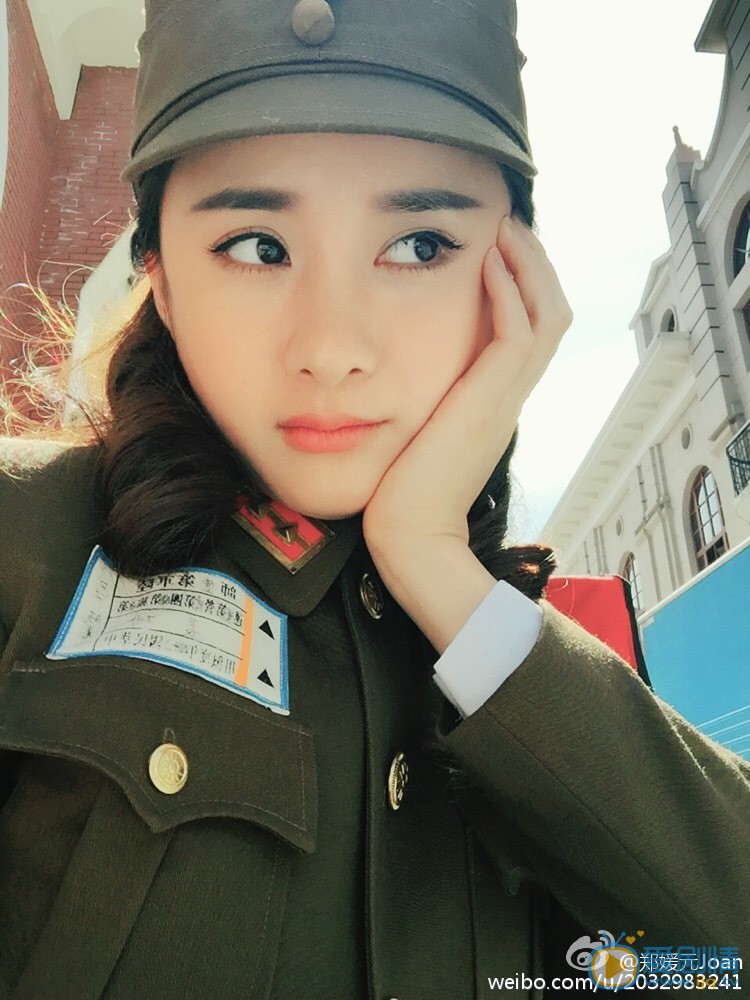 郑媛元片场照 郑媛元片场照