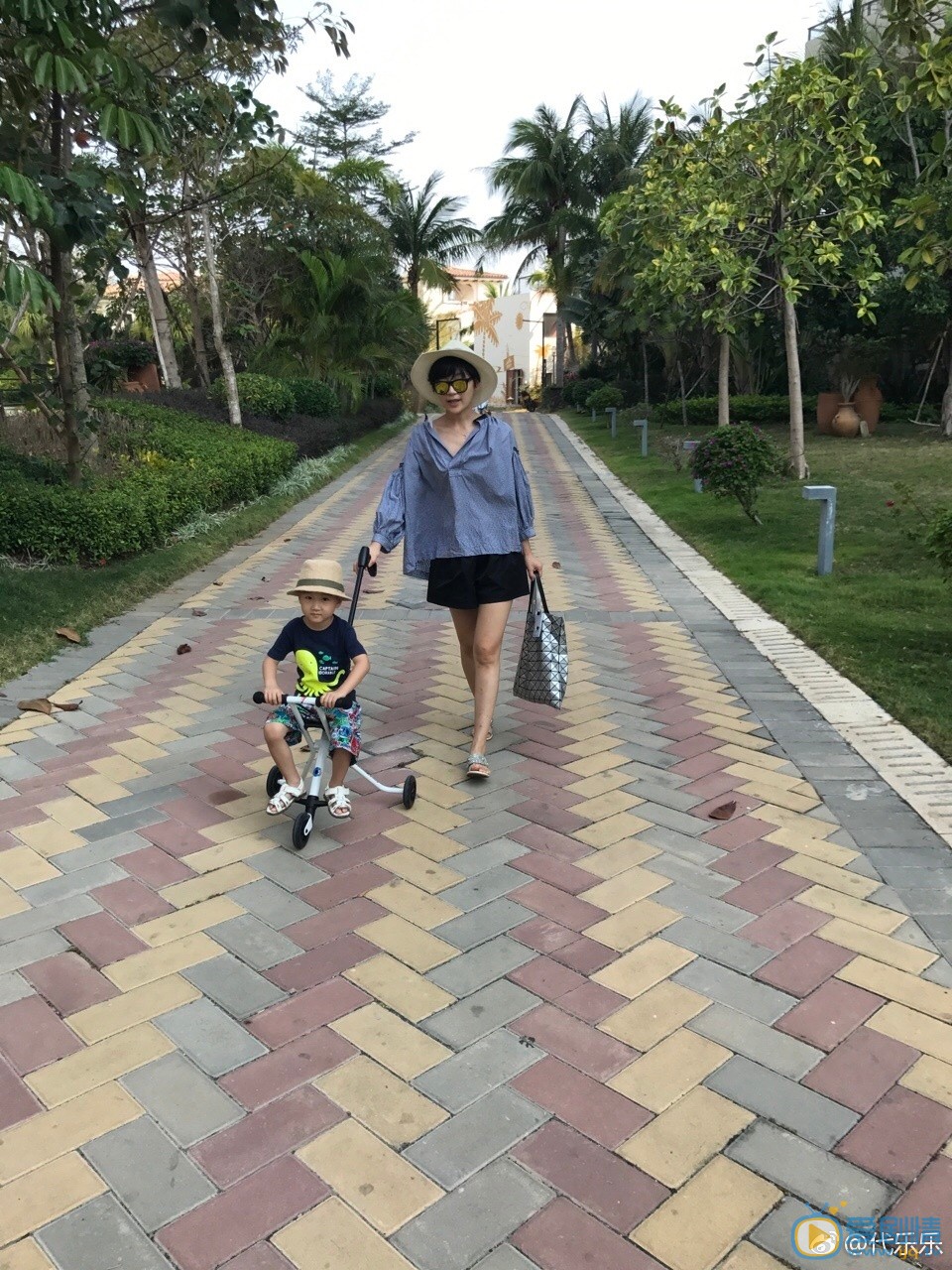 代乐乐亲子照 代乐乐高清写真_代乐乐高清剧照