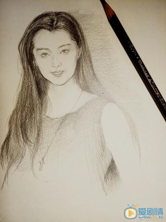 王祖贤手绘素描照片 王祖贤高清写真_王祖贤高清剧照