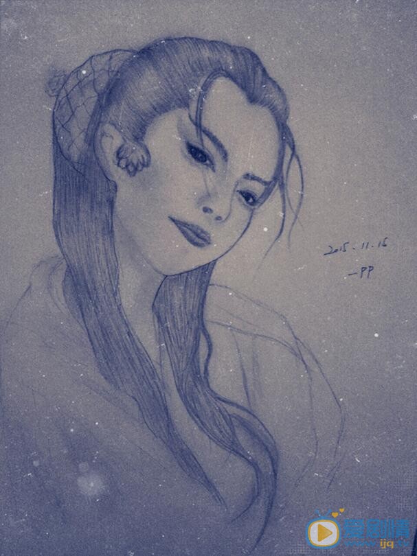 王祖贤手绘素描照片 王祖贤高清写真_王祖贤高清剧照