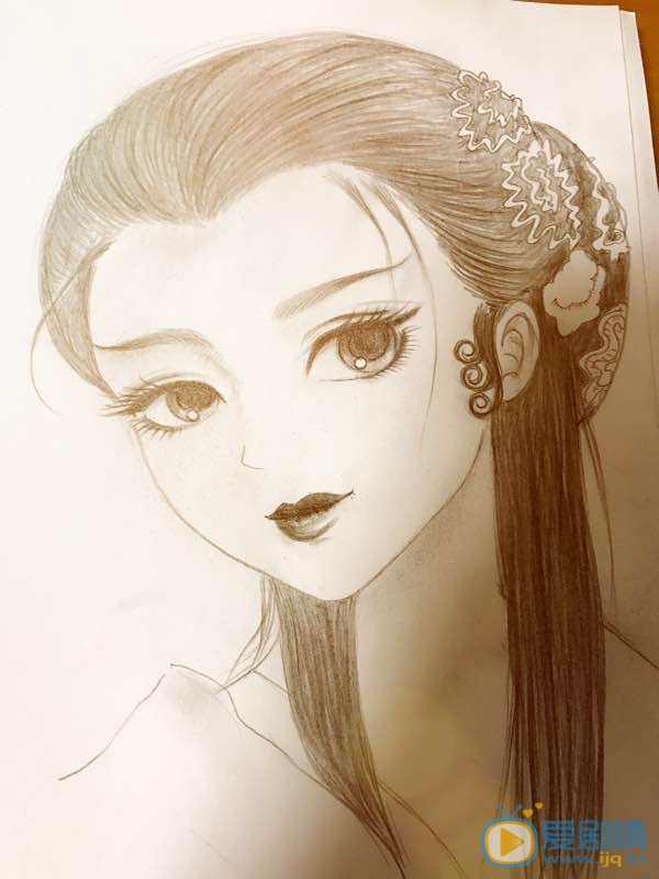 王祖贤手绘素描照片 王祖贤高清写真_王祖贤高清剧照