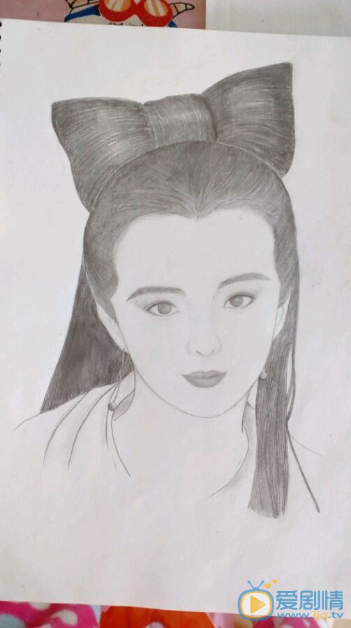 王祖贤手绘素描照片 王祖贤高清写真_王祖贤高清剧照