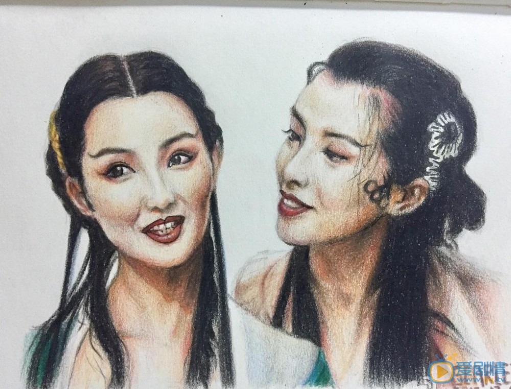 王祖贤手绘素描照片 王祖贤高清写真_王祖贤高清剧照