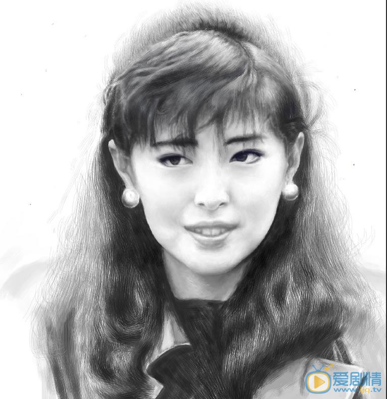王祖贤手绘素描照片 王祖贤高清写真_王祖贤高清剧照