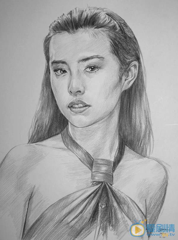 王祖贤手绘素描照片 王祖贤高清写真_王祖贤高清剧照