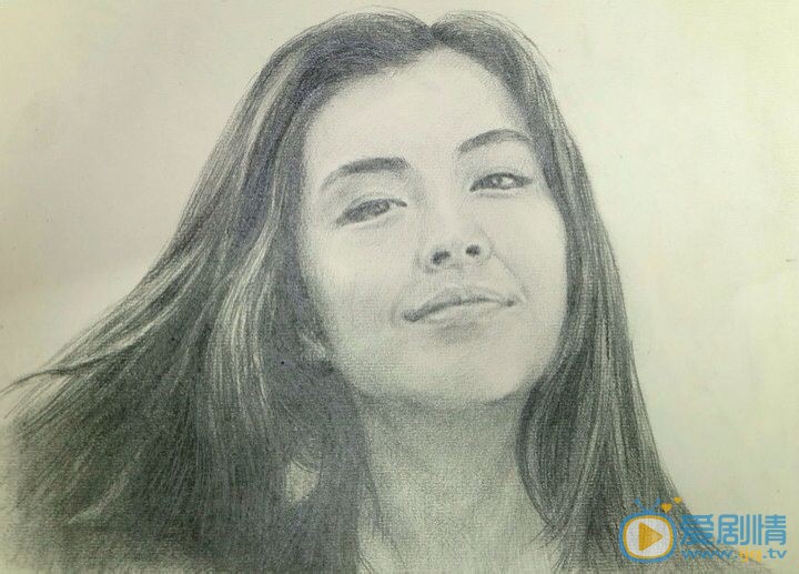 王祖贤手绘素描照片 王祖贤高清写真_王祖贤高清剧照