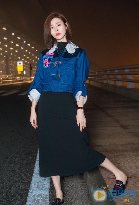 卢杉夜色街拍 卢杉高清写真_卢杉高清剧照