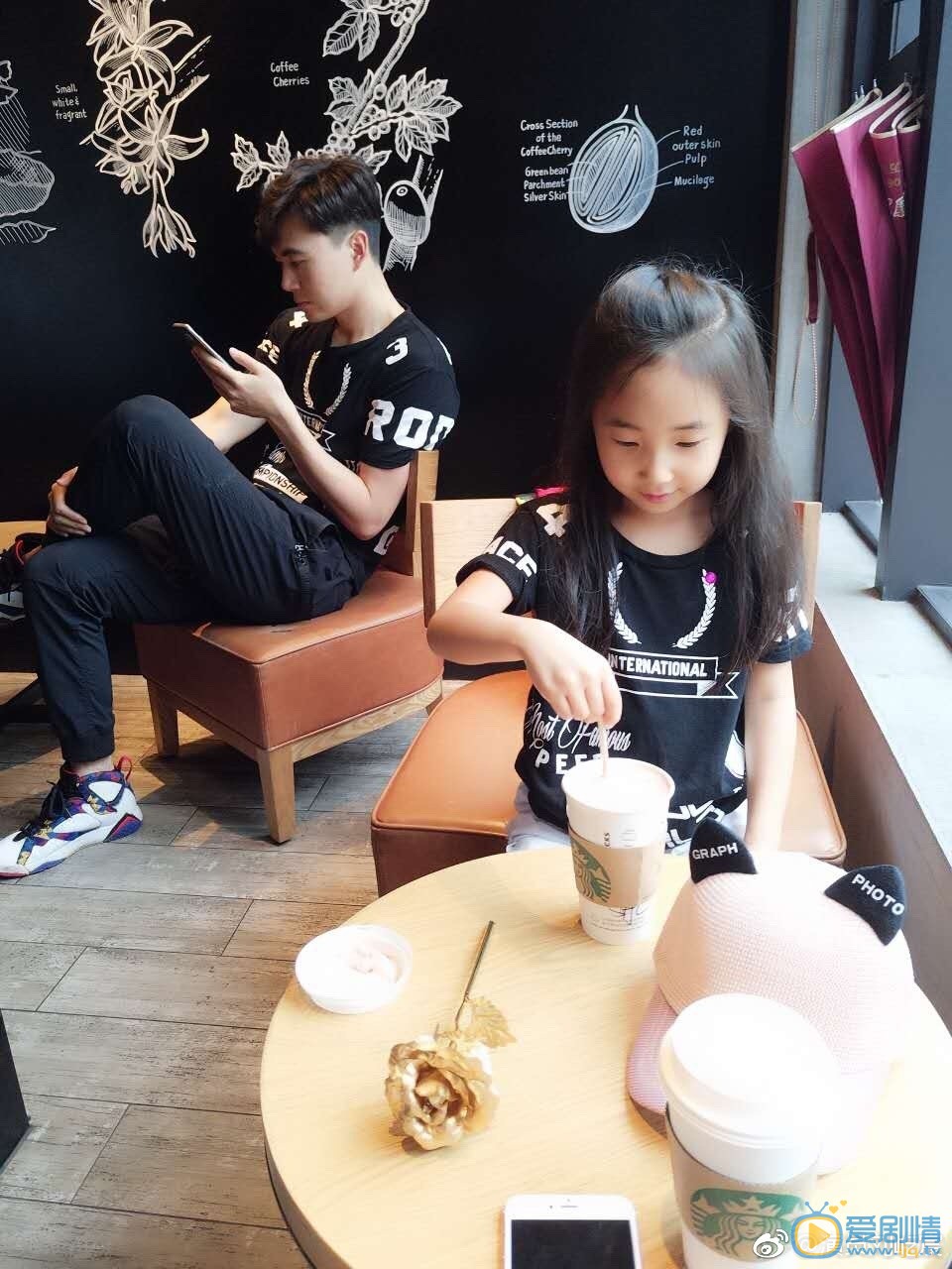 刘屹宸父女生活照 刘屹宸高清写真_刘屹宸高清剧照
