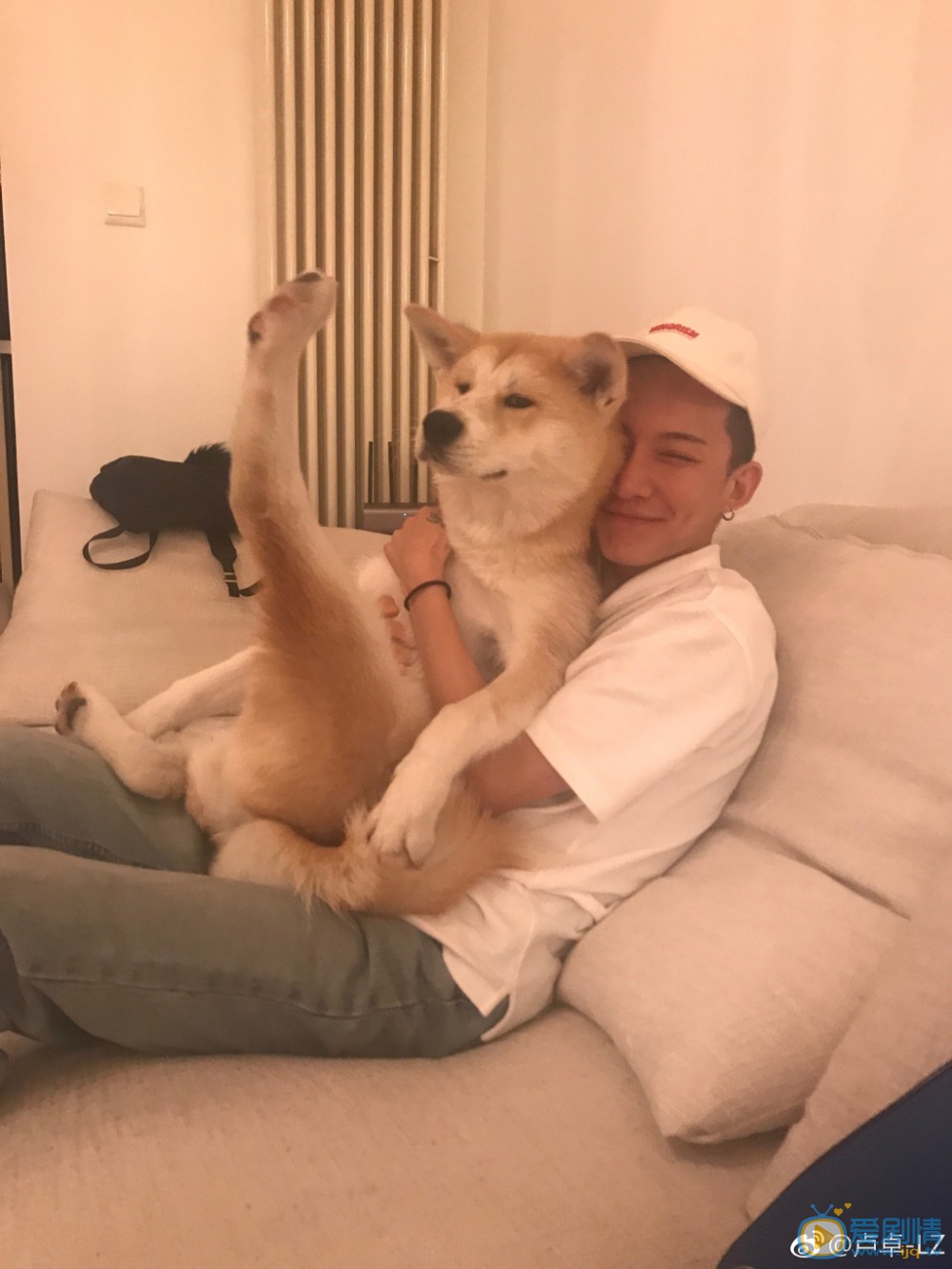 卢卓萌宠合照 卢卓高清写真_卢卓高清剧照