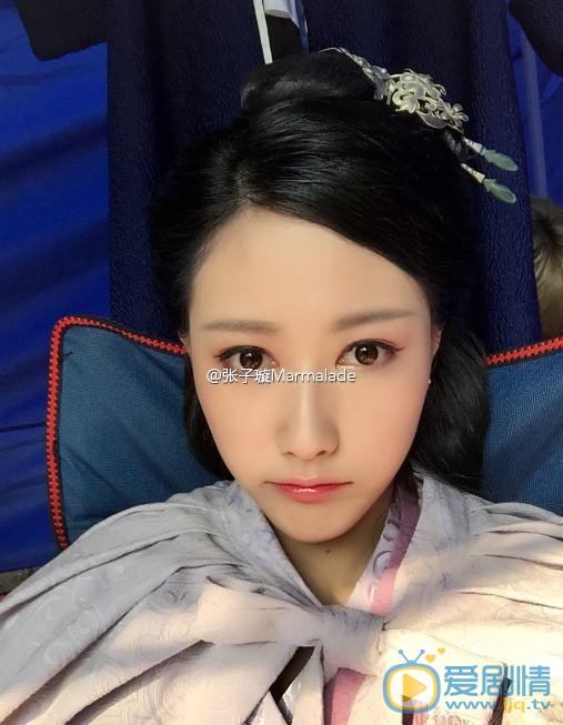 张子璇片场照 张子璇高清写真_张子璇高清剧照