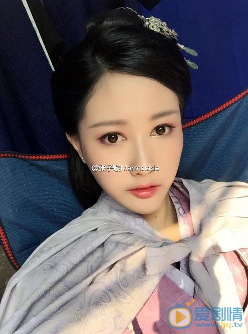 张子璇片场照 张子璇高清写真_张子璇高清剧照