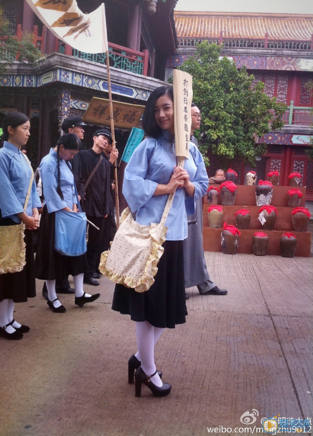 李明珠片场照 李明珠高清写真_李明珠高清剧照