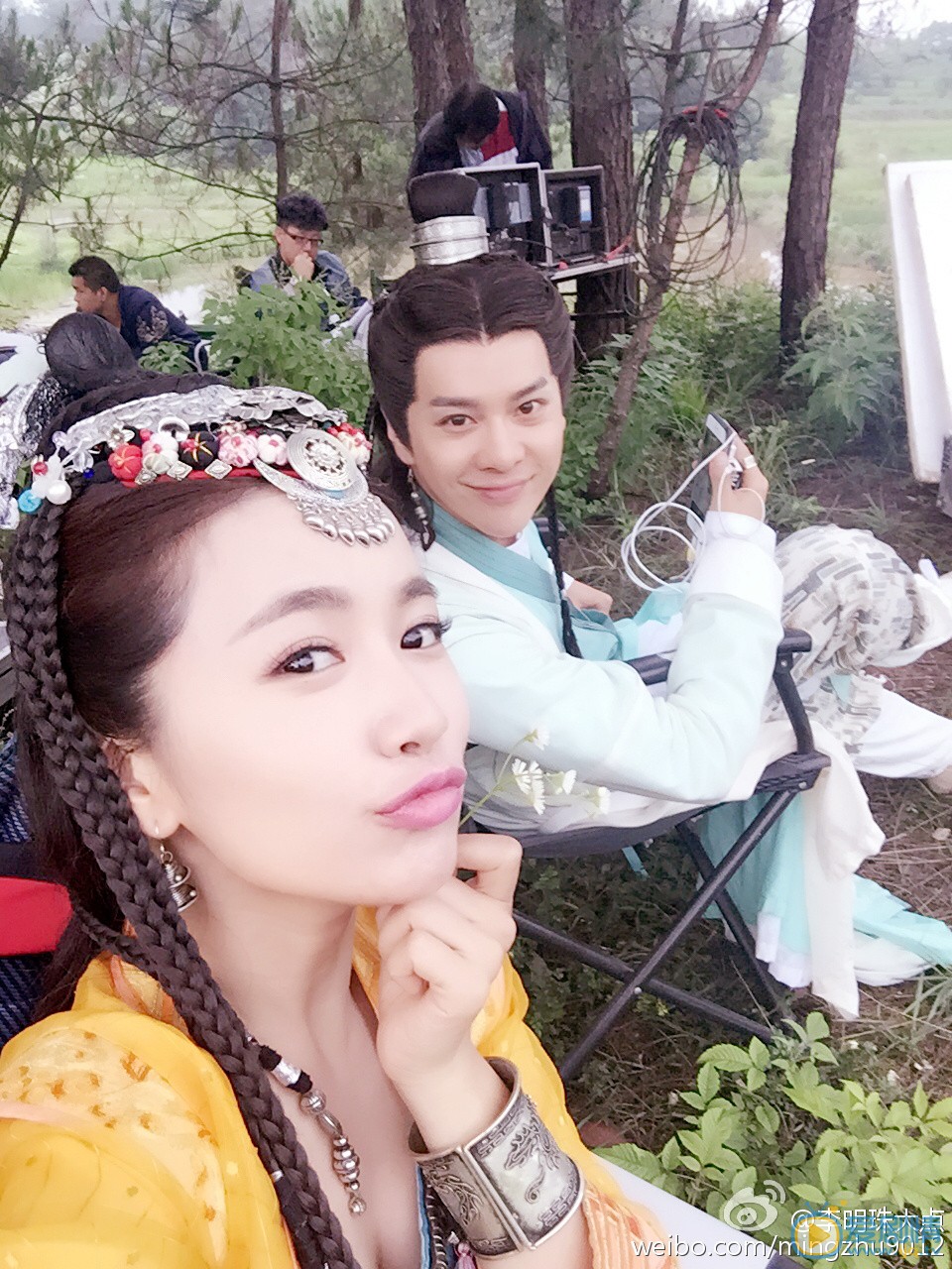 李明珠片场照 李明珠高清写真_李明珠高清剧照