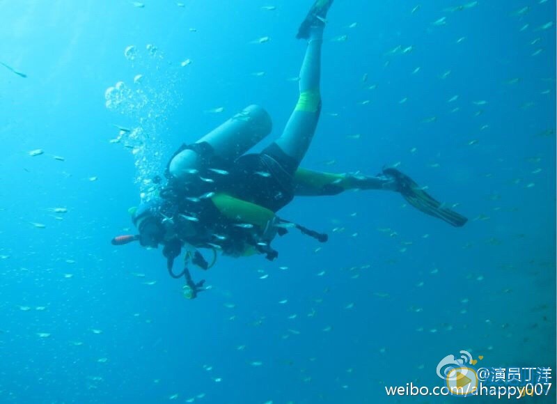 丁洋潜水运动照 丁洋高清写真_丁洋高清剧照
