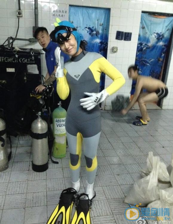 丁洋潜水运动照 丁洋高清写真_丁洋高清剧照