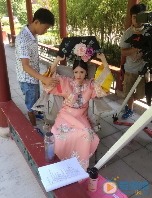 蔡文静片场照 蔡文静高清写真_蔡文静高清剧照