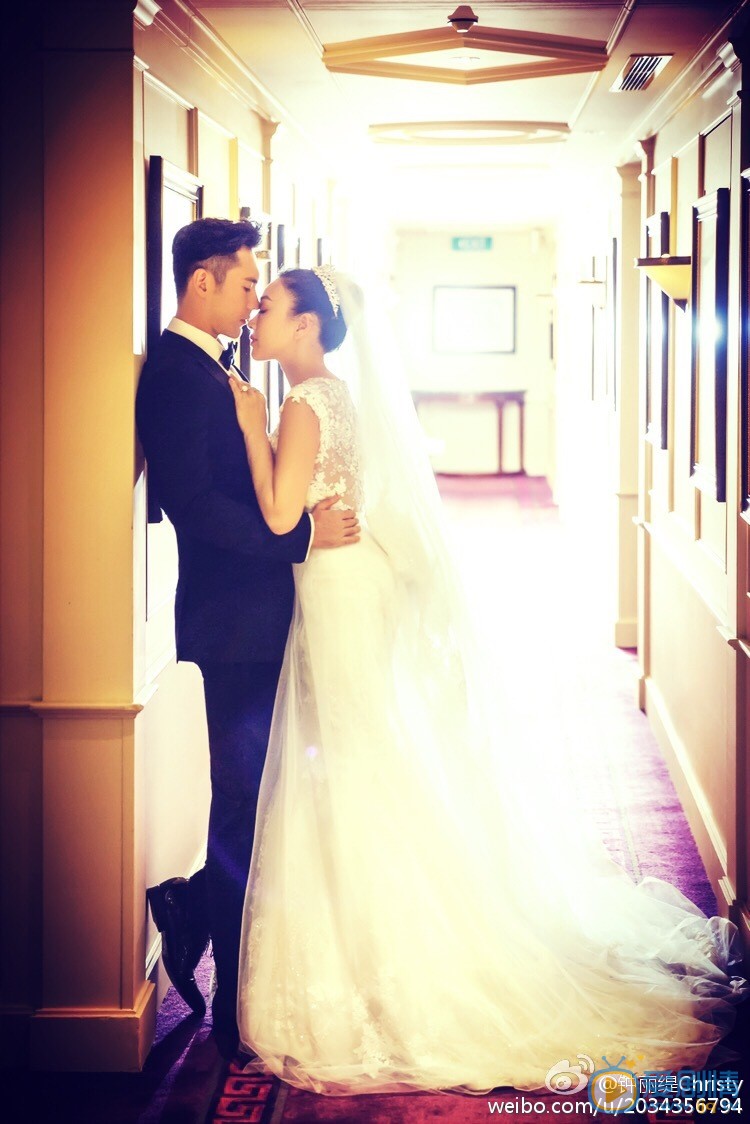 钟丽缇钟丽缇张伦硕婚纱照 钟丽缇高清写真_钟丽缇高清剧照