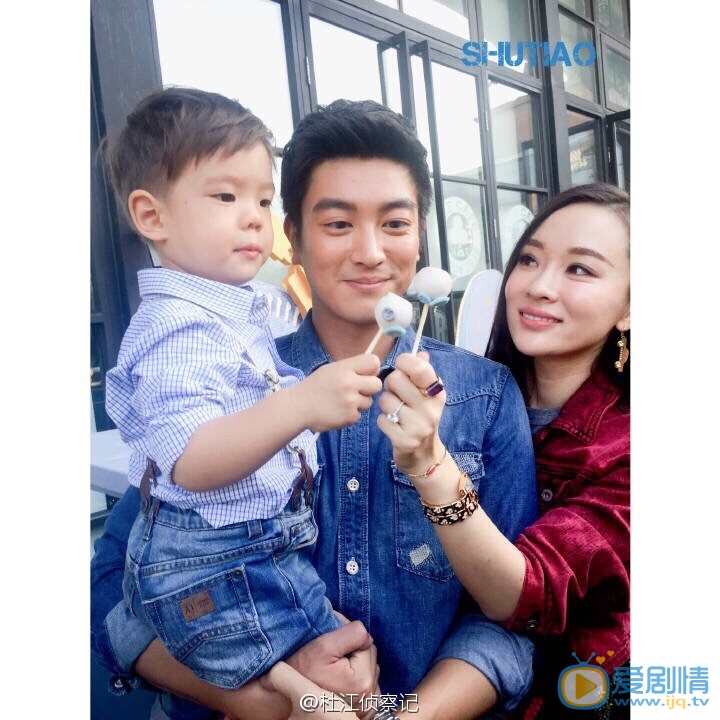 杜江和儿子嗯哼合照 杜江高清写真_杜江高清剧照