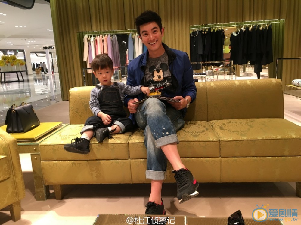 杜江和儿子嗯哼合照 杜江高清写真_杜江高清剧照