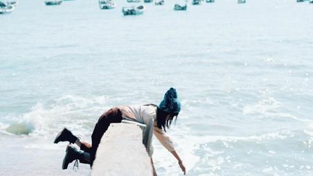 潘美烨海边写真 潘美烨高清写真_潘美烨高清剧照