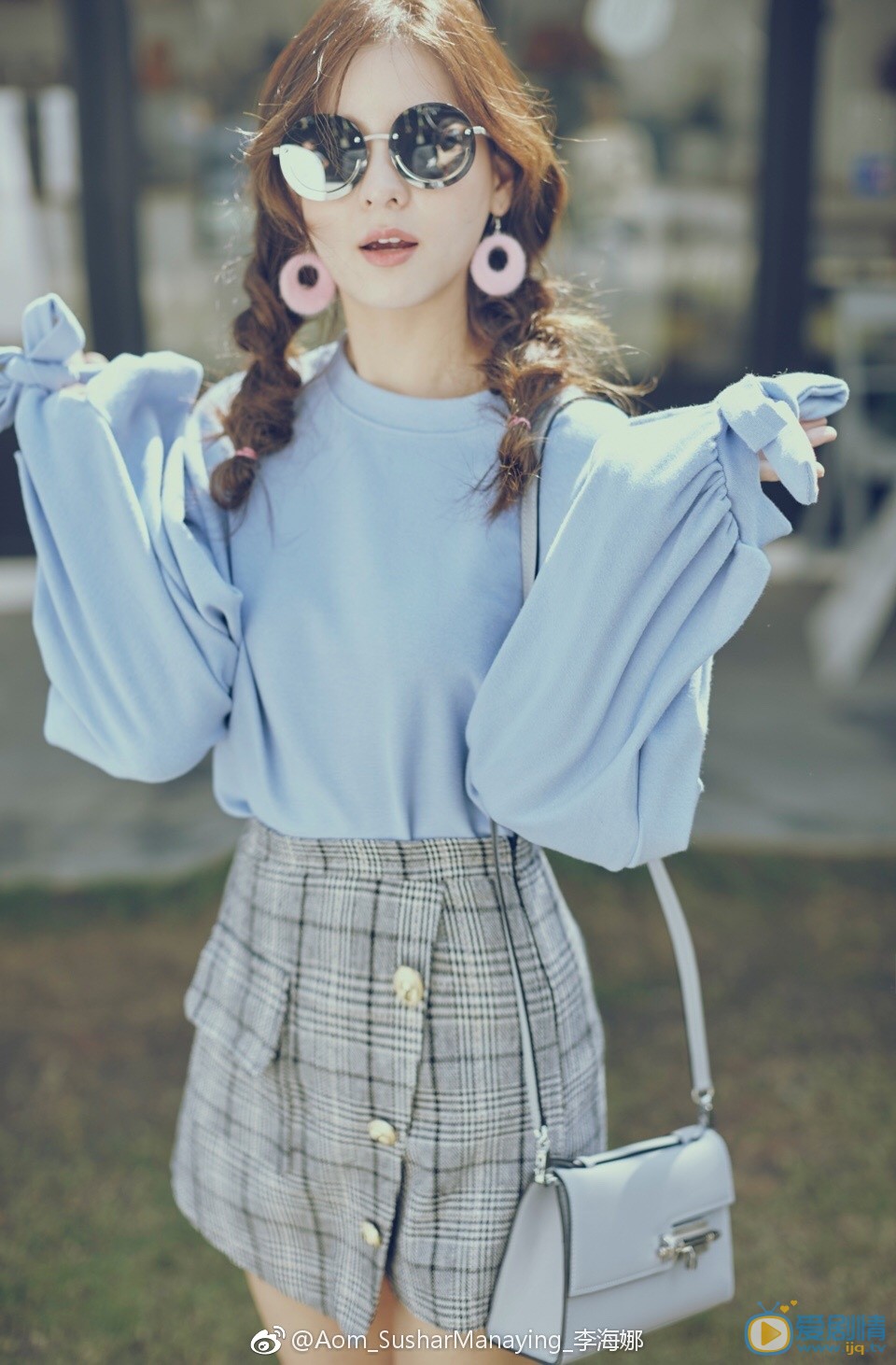 李海娜清纯街拍 李海娜高清写真_李海娜高清剧照