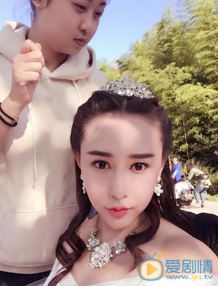 陈美行片场照 陈美行高清写真_陈美行高清剧照