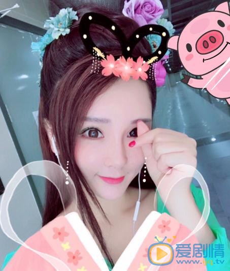 江璟儿片场照 江璟儿高清写真_江璟儿高清剧照