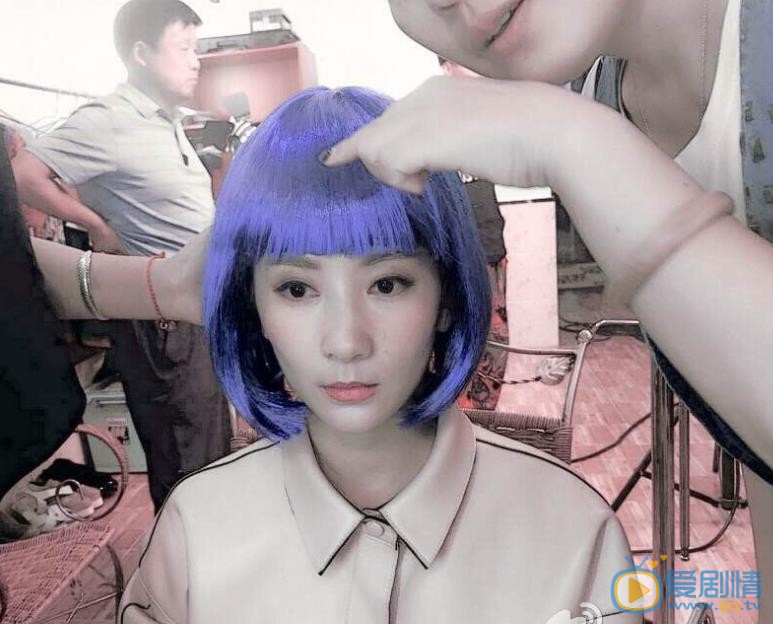 廖蔚蔚片场照 廖蔚蔚高清写真_廖蔚蔚高清剧照