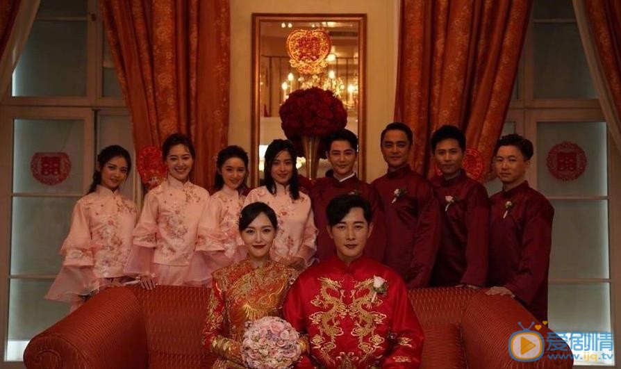 罗晋唐嫣大婚现场照曝光 伴娘团、伴郎团阵容强大