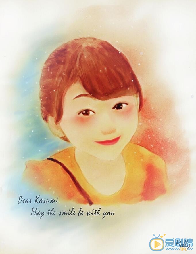 有村架纯个人卡通油画 有村架纯高清写真_有村架纯高清剧照