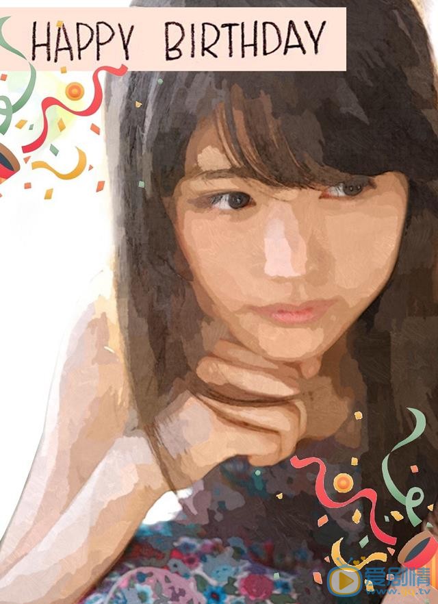 有村架纯个人卡通油画 有村架纯高清写真_有村架纯高清剧照