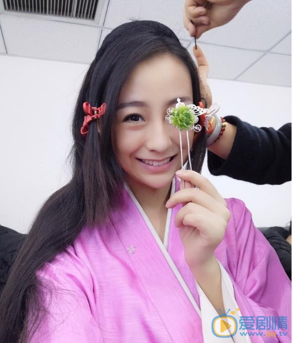 汪晴片场照 汪晴片场照
