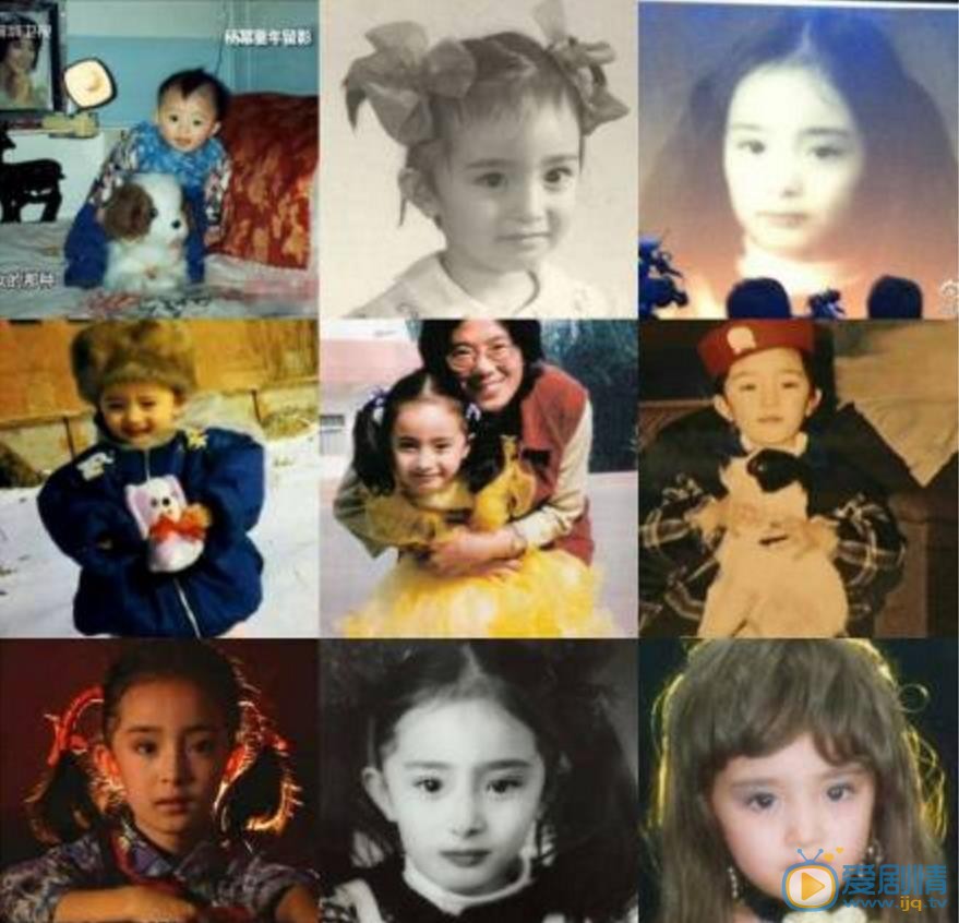杨幂童年照 杨幂高清写真_杨幂高清剧照