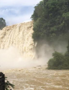 黄果树瀑布迎今年最大水量，最高时达508立方米/秒