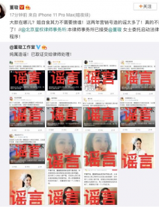 董璇 姐自食其力不需要傍谁，纯属造谣