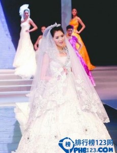 中东皇后婚纱高达价值6500万元人民币 盘点世界上最贵的婚纱有哪些
